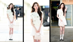 장원영, ‘디올’ 입고 파리행…사랑스러운 공항패션