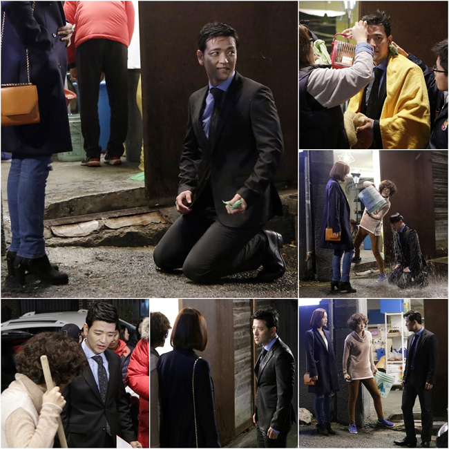 비밀 '배수빈' 물벼락