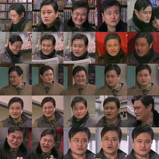 JTBC <맏이> 김진수, ‘표정연기의 달인’ 등극! 25종 다양한 표정 공개.